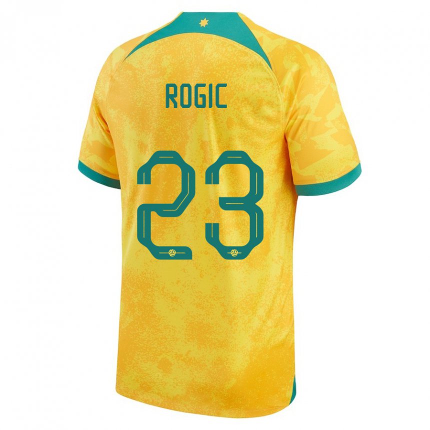 Niño Camiseta Australia Tom Rogic #23 Dorado 1ª Equipación 22-24 La Camisa Perú