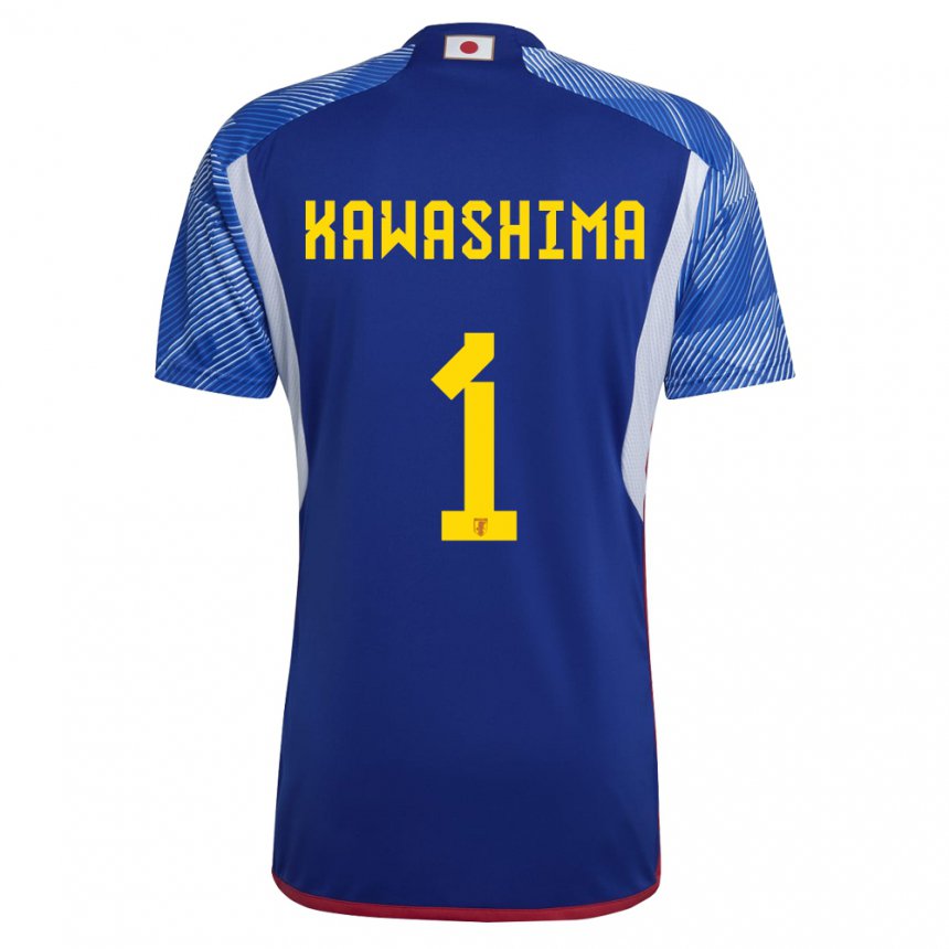 Niño Camiseta Japón Eiji Kawashima #1 Azul Real 1ª Equipación 22-24 La Camisa Perú