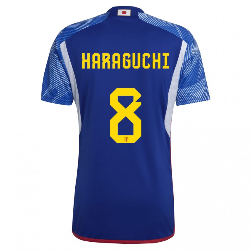 Niño Camiseta Japón Genki Haraguchi #8 Azul Real 1ª Equipación 22-24 La Camisa Perú