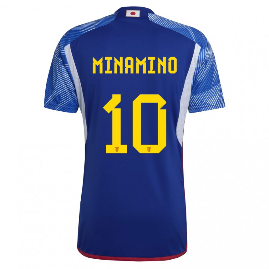 Niño Camiseta Japón Takumi Minamino #10 Azul Real 1ª Equipación 22-24 La Camisa Perú