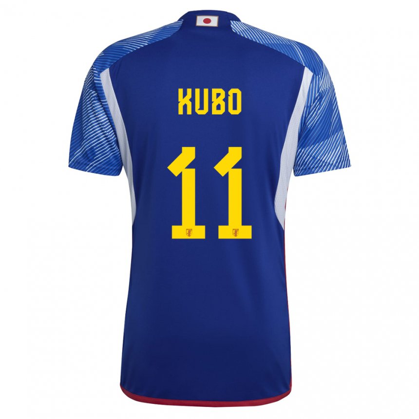 Niño Camiseta Japón Takefusa Kubo #11 Azul Real 1ª Equipación 22-24 La Camisa Perú