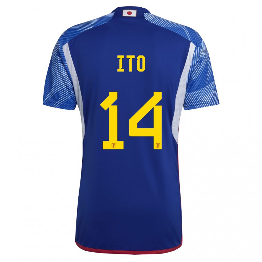 Niño Camiseta Japón Junya Ito #14 Azul Real 1ª Equipación 22-24 La Camisa Perú