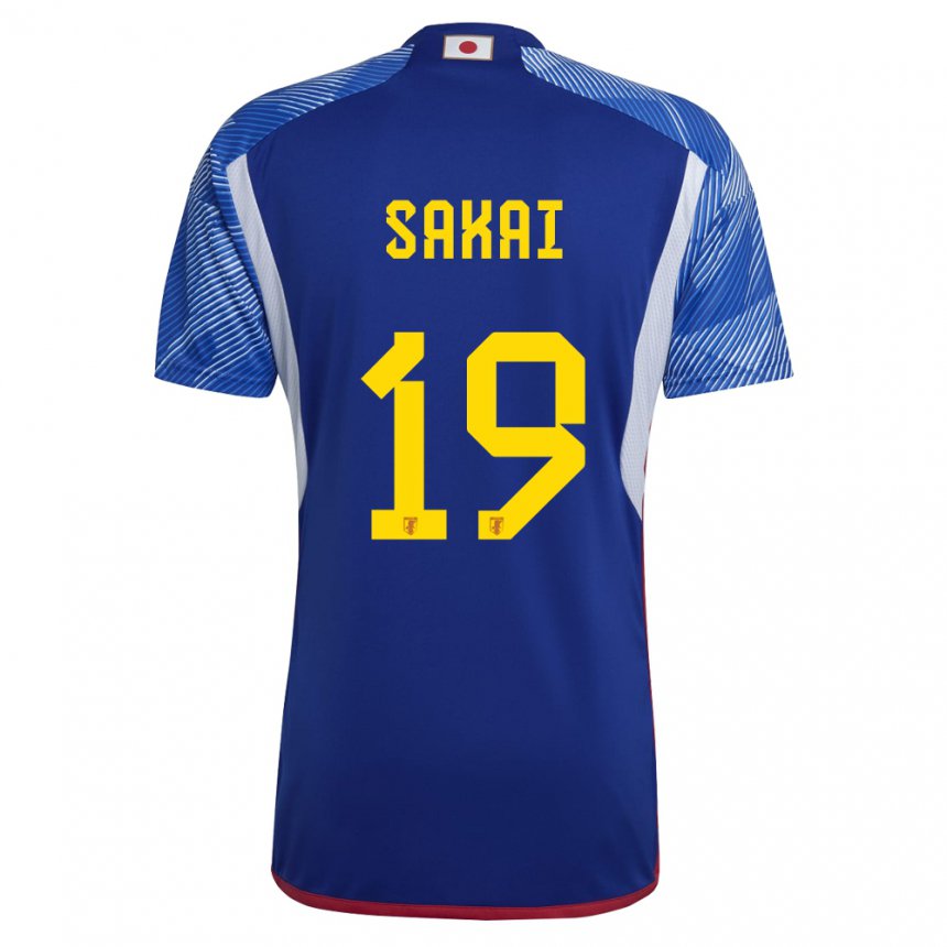 Niño Camiseta Japón Hiroki Sakai #19 Azul Real 1ª Equipación 22-24 La Camisa Perú