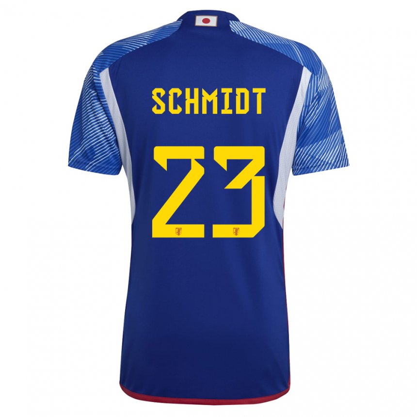 Niño Camiseta Japón Daniel Schmidt #23 Azul Real 1ª Equipación 22-24 La Camisa Perú