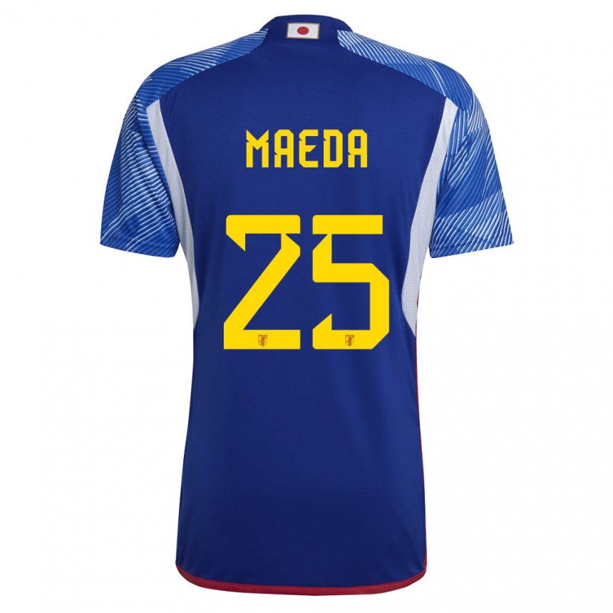 Niño Camiseta Japón Daizen Maeda #25 Azul Real 1ª Equipación 22-24 La Camisa Perú