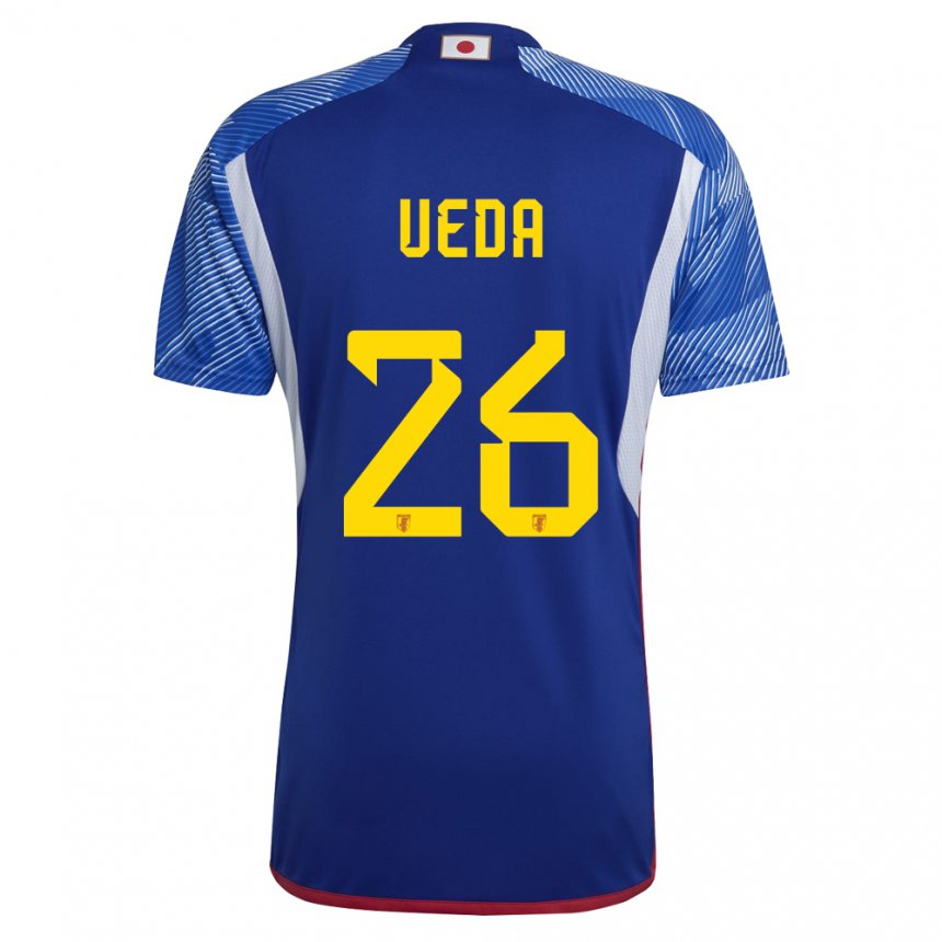 Niño Camiseta Japón Ayase Ueda #26 Azul Real 1ª Equipación 22-24 La Camisa Perú