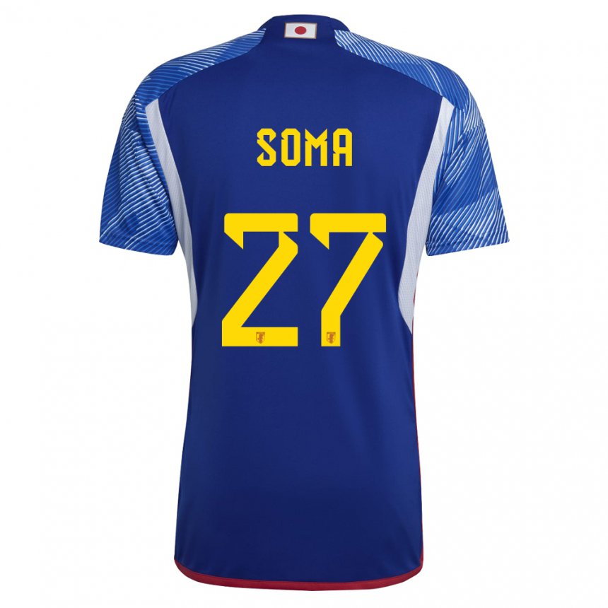 Niño Camiseta Japón Yuki Soma #27 Azul Real 1ª Equipación 22-24 La