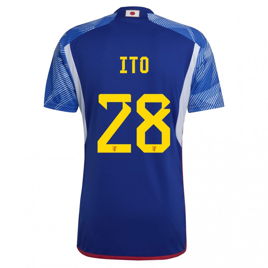 Niño Camiseta Japón Hiroki Ito #28 Azul Real 1ª Equipación 22-24 La Camisa Perú