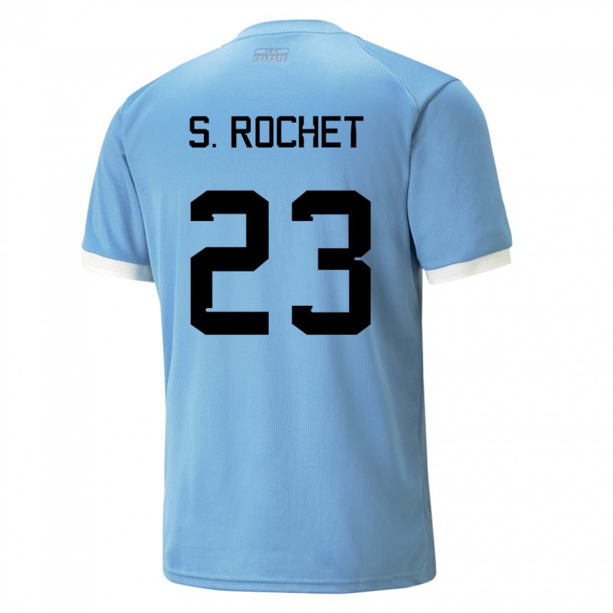 Niño Camiseta Uruguay Sergio Rochet #23 Azul 1ª Equipación 22-24 La Camisa Perú