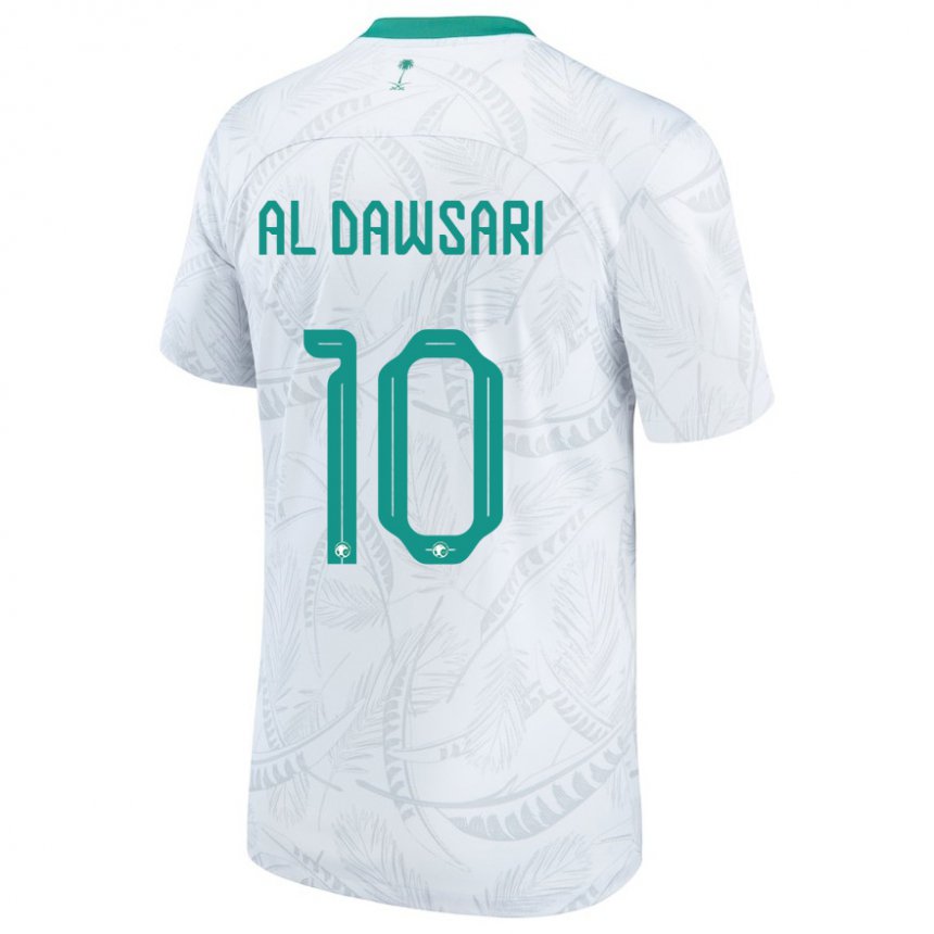 Niño Camiseta Arabia Saudita Salem Al Dawsari #10 Blanco 1ª Equipación 22-24 La Camisa Perú