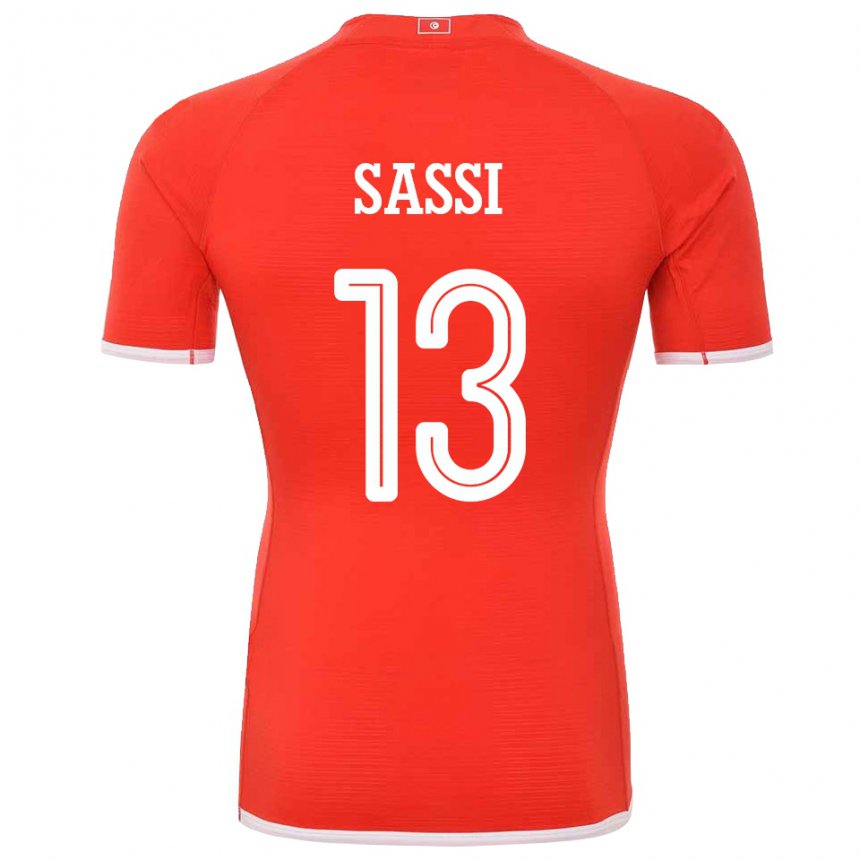 Niño Camiseta Túnez Ferjani Sassi #13 Rojo 1ª Equipación 22-24 La Camisa Perú