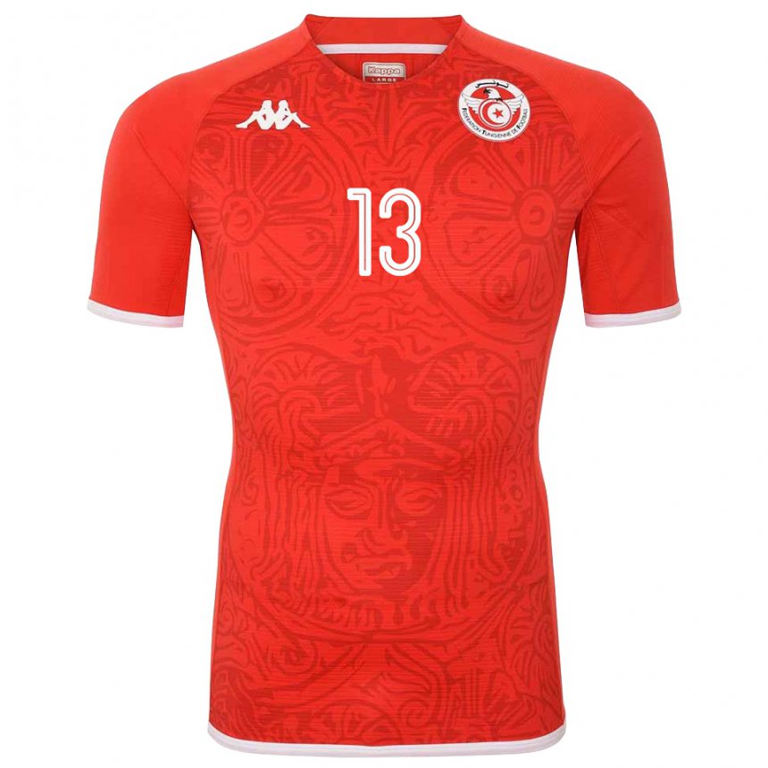 Niño Camiseta Túnez Ferjani Sassi #13 Rojo 1ª Equipación 22-24 La Camisa Perú