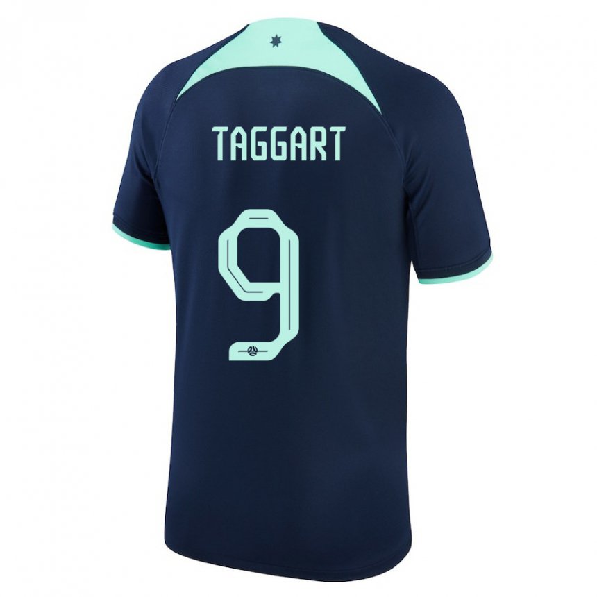 Niño Camiseta Australia Adam Taggart #9 Azul Oscuro 2ª Equipación 22-24 La Camisa Perú