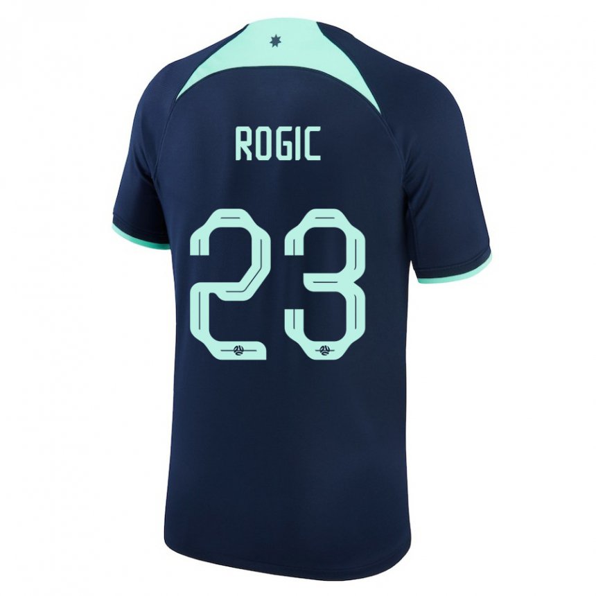 Niño Camiseta Australia Tom Rogic #23 Azul Oscuro 2ª Equipación 22-24 La Camisa Perú