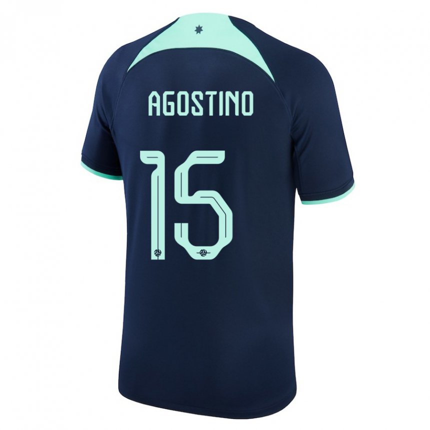 Niño Camiseta Australia Nick D'agostino #15 Azul Oscuro 2ª Equipación 22-24 La Camisa Perú