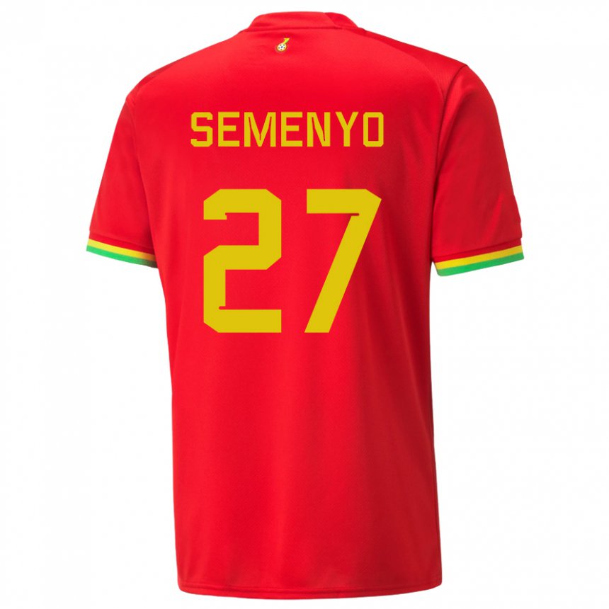 Niño Camiseta Ghana Antoine Semenyo #27 Rojo 2ª Equipación 22-24 La Camisa Perú