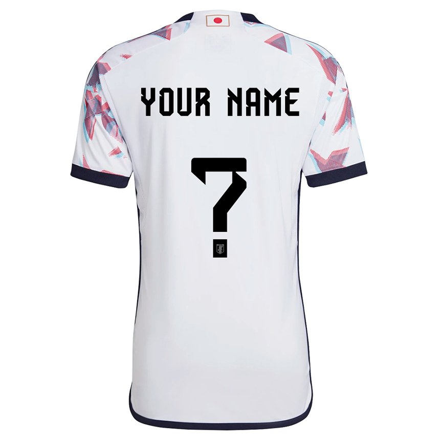 Niño Camiseta Japón Su Nombre #0 Blanco 2ª Equipación 22-24 La Camisa Perú
