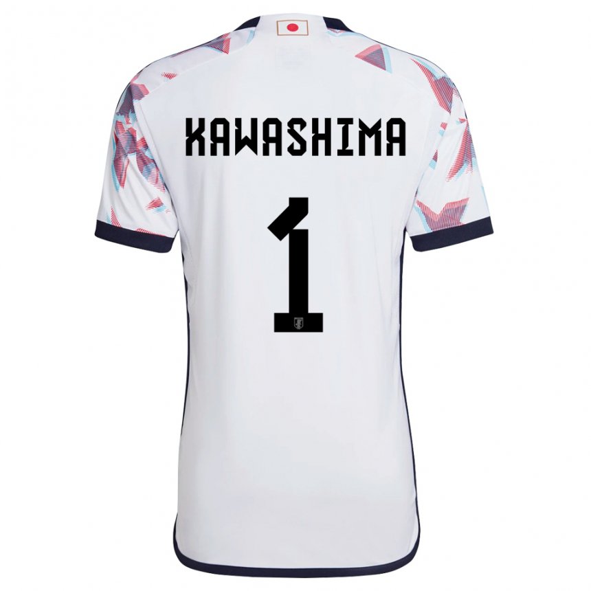 Niño Camiseta Japón Eiji Kawashima #1 Blanco 2ª Equipación 22-24 La Camisa Perú