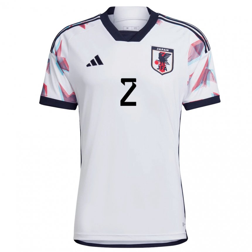 Niño Camiseta Japón Miki Yamane #2 Blanco 2ª Equipación 22-24 La Camisa Perú