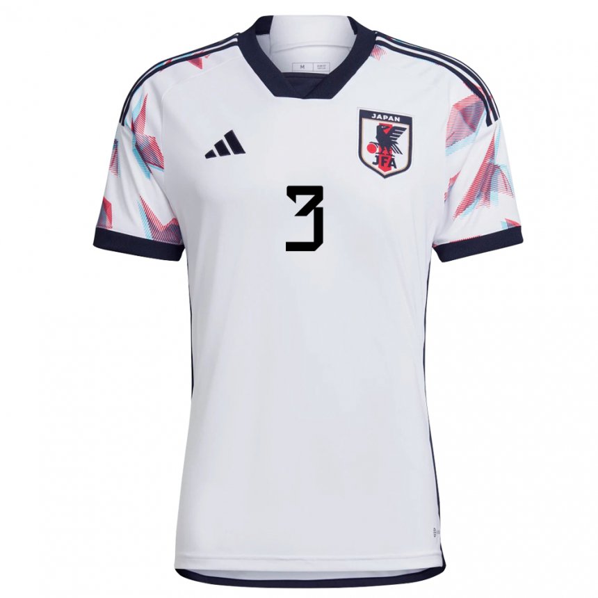 Niño Camiseta Japón Shogo Taniguchi #3 Blanco 2ª Equipación 22-24 La Camisa Perú