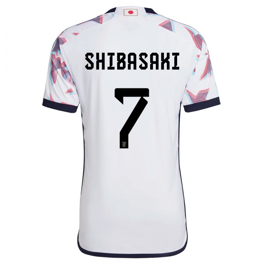 Niño Camiseta Japón Gaku Shibasaki #7 Blanco 2ª Equipación 22-24 La Camisa Perú