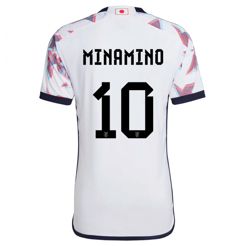 Niño Camiseta Japón Takumi Minamino #10 Blanco 2ª Equipación 22-24 La Camisa Perú