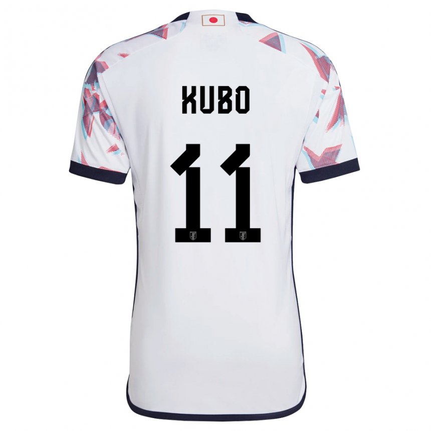 Niño Camiseta Japón Takefusa Kubo #11 Blanco 2ª Equipación 22-24 La Camisa Perú