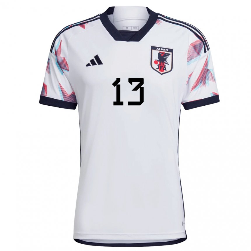 Niño Camiseta Japón Hidemasa Morita #13 Blanco 2ª Equipación 22-24 La Camisa Perú