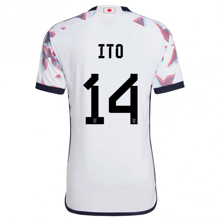 Niño Camiseta Japón Junya Ito #14 Blanco 2ª Equipación 22-24 La Camisa Perú