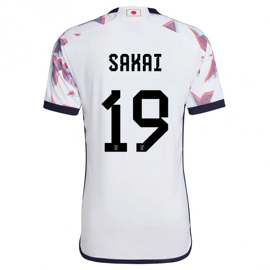 Niño Camiseta Japón Hiroki Sakai #19 Blanco 2ª Equipación 22-24 La Camisa Perú