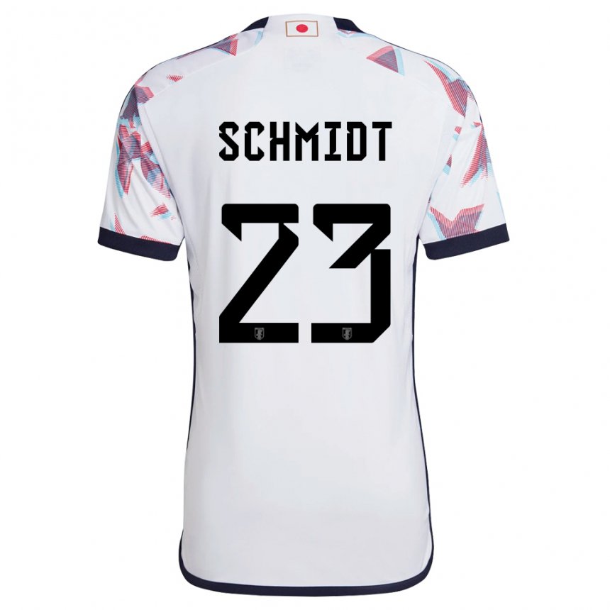 Niño Camiseta Japón Daniel Schmidt #23 Blanco 2ª Equipación 22-24 La Camisa Perú