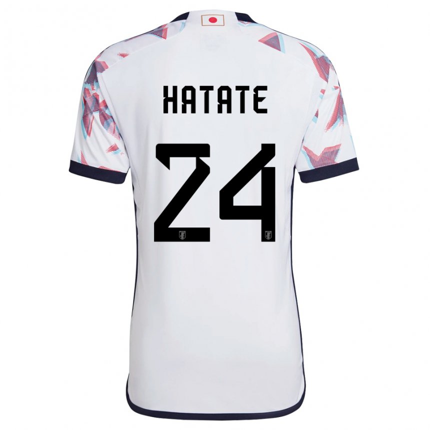 Niño Camiseta Japón Reo Hatate #24 Blanco 2ª Equipación 22-24 La Camisa Perú