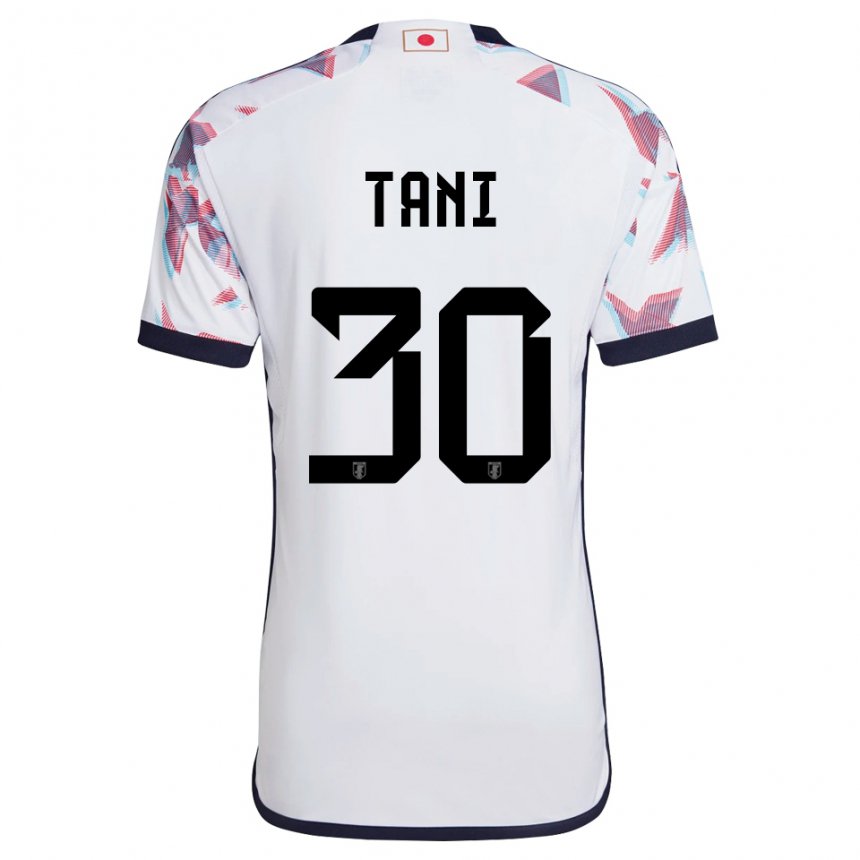 Niño Camiseta Japón Kosei Tani #30 Blanco 2ª Equipación 22-24 La Camisa Perú