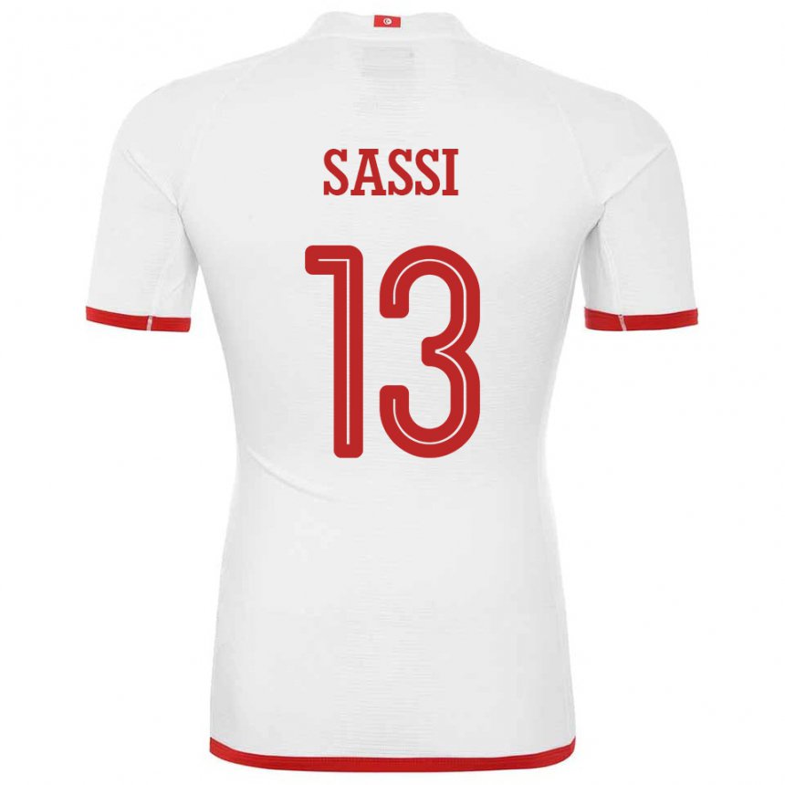 Niño Camiseta Túnez Ferjani Sassi #13 Blanco 2ª Equipación 22-24 La Camisa Perú