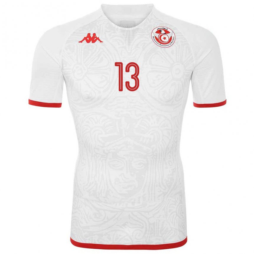 Niño Camiseta Túnez Ferjani Sassi #13 Blanco 2ª Equipación 22-24 La Camisa Perú