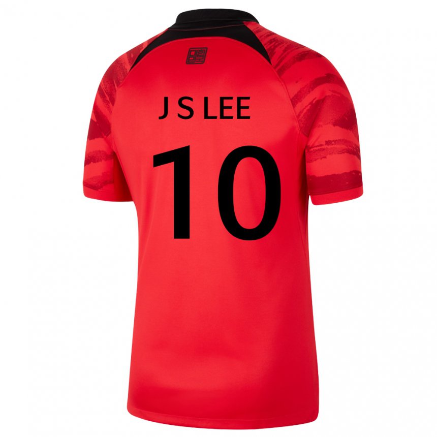 Hombre Camiseta Corea Del Sur Jae-sung Lee #10 Rojo Volver 1ª Equipación 22-24 La Camisa Perú