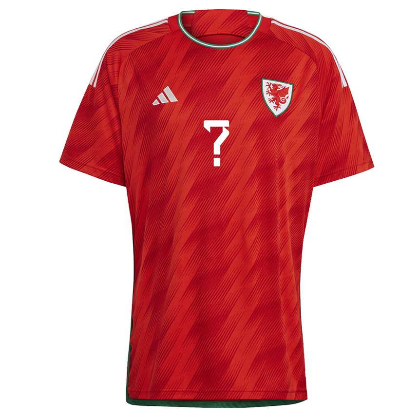 Hombre Camiseta Gales Su Nombre #0 Rojo 1ª Equipación 22-24 La Camisa Perú