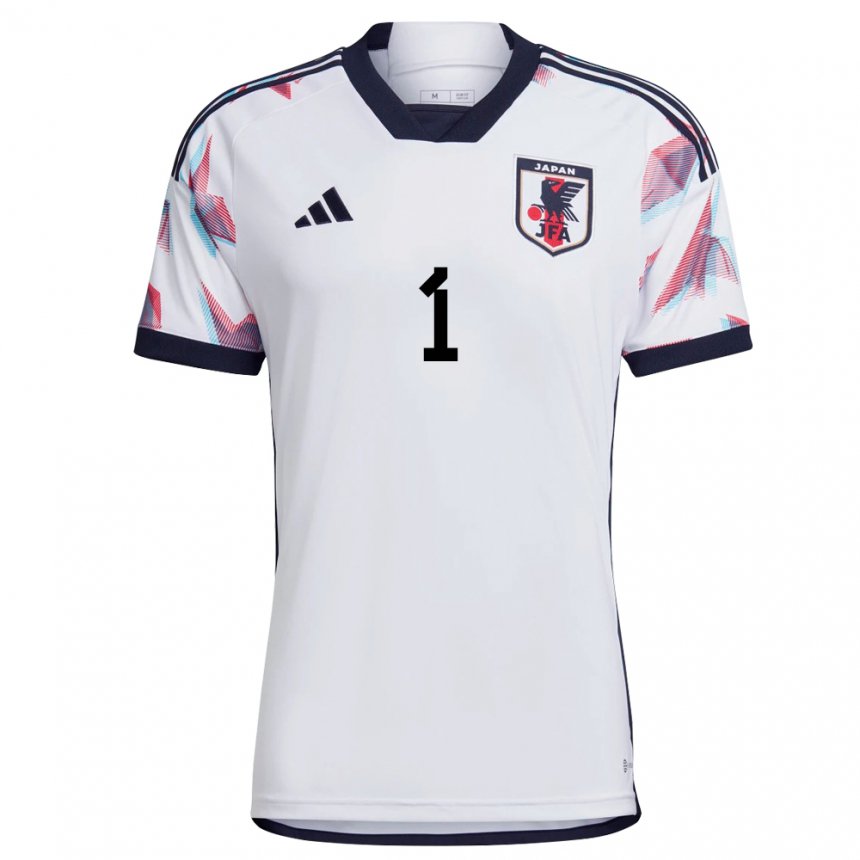 Hombre Camiseta Japón Eiji Kawashima #1 Blanco 2ª Equipación 22-24 La Camisa Perú