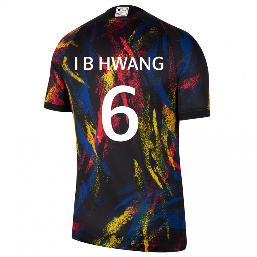 Hombre Camiseta Corea Del Sur In-beom Hwang #6 Multicolores 2ª Equipación 22-24 La Camisa Perú