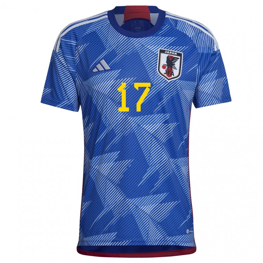 Mujer Camiseta Japón Ao Tanaka #17 Azul Real 1ª Equipación 22-24 La Camisa Perú