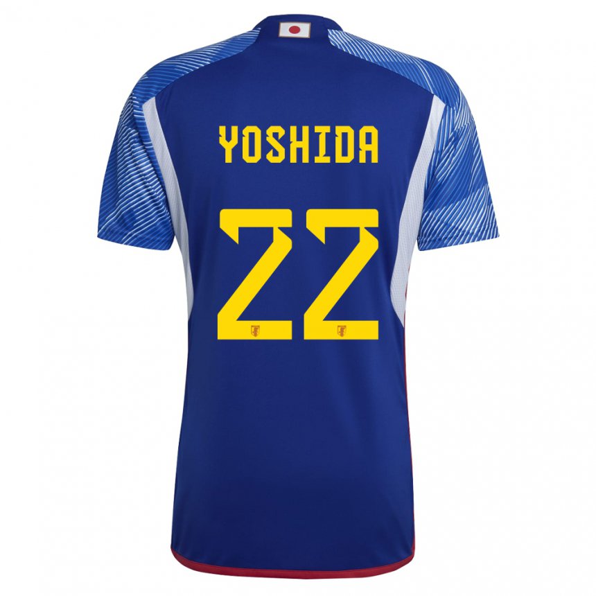 Mujer Camiseta Japón Maya Yoshida #22 Azul Real 1ª Equipación 22-24 La Camisa Perú