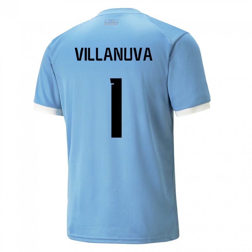 Niño Camiseta Uruguay Josefina Villanuva #1 Azul 1ª Equipación 22-24 La Camisa Perú