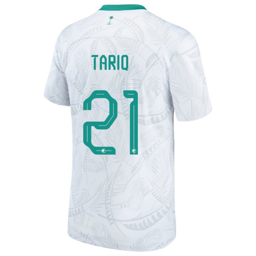 Niño Camiseta Arabia Saudita Juri Tariq #21 Blanco 1ª Equipación 22-24 La Camisa Perú