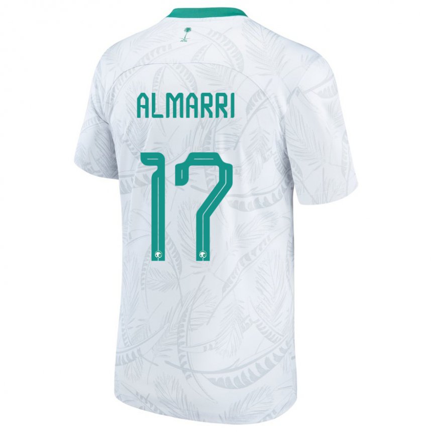 Niño Camiseta Arabia Saudita Mohammed Almarri #17 Blanco 1ª Equipación 22-24 La Camisa Perú