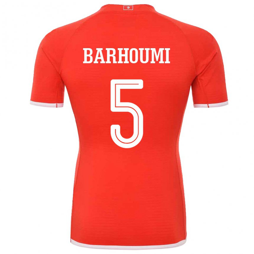 Niño Camiseta Túnez Jasmina Barhoumi #5 Rojo 1ª Equipación 22-24 La Camisa Perú