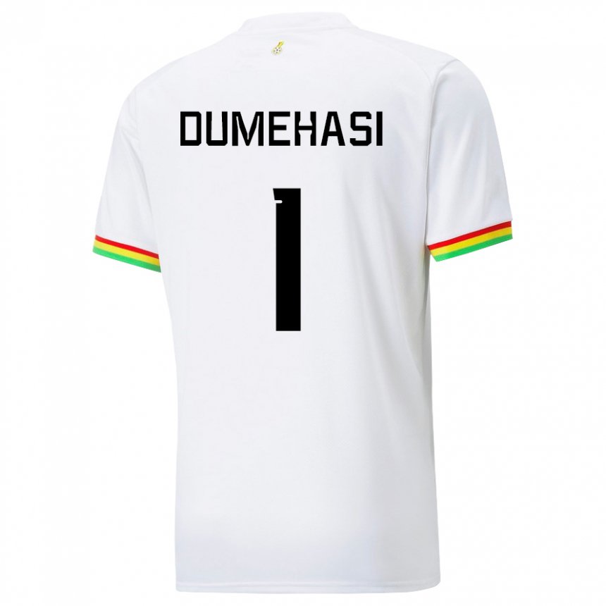 Niño Camiseta Ghana Fafali Dumehasi #1 Blanco 1ª Equipación 22-24 La Camisa Perú