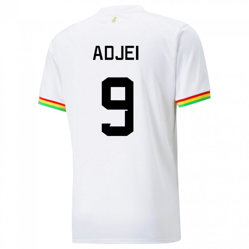 Niño Camiseta Ghana Vivian Adjei #9 Blanco 1ª Equipación 22-24 La Camisa Perú