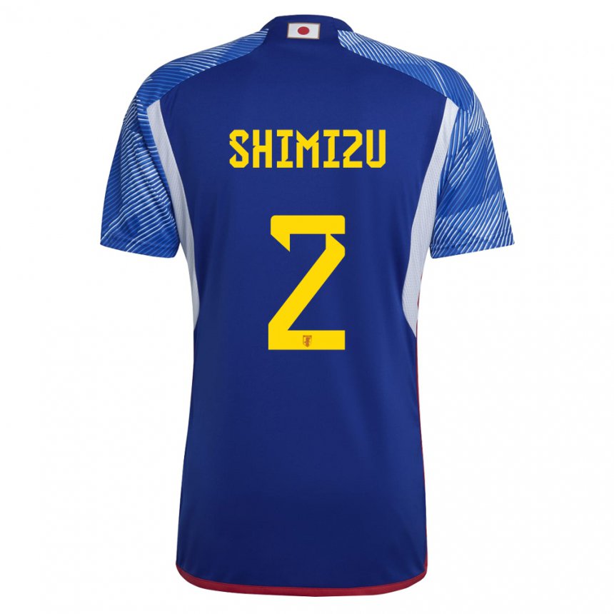 Niño Camiseta Japón Risa Shimizu #2 Azul Real 1ª Equipación 22-24 La Camisa Perú