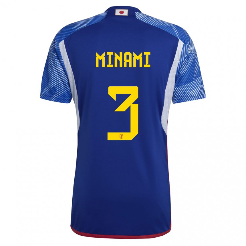 Niño Camiseta Japón Moeka Minami #3 Azul Real 1ª Equipación 22-24 La Camisa Perú