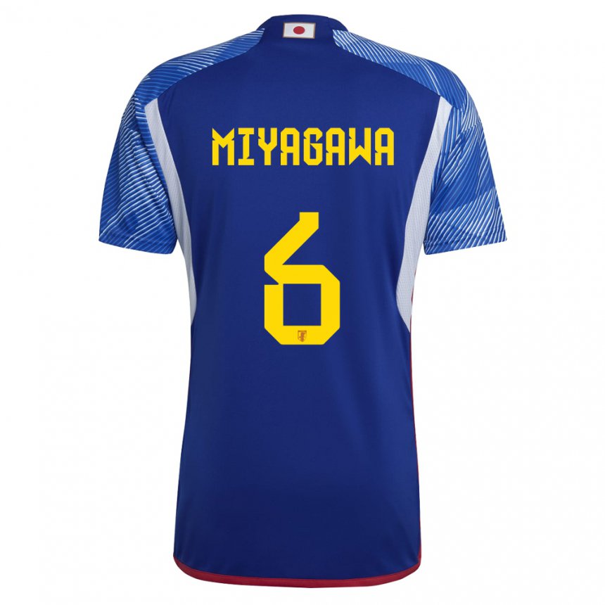Niño Camiseta Japón Asato Miyagawa #6 Azul Real 1ª Equipación 22-24 La Camisa Perú